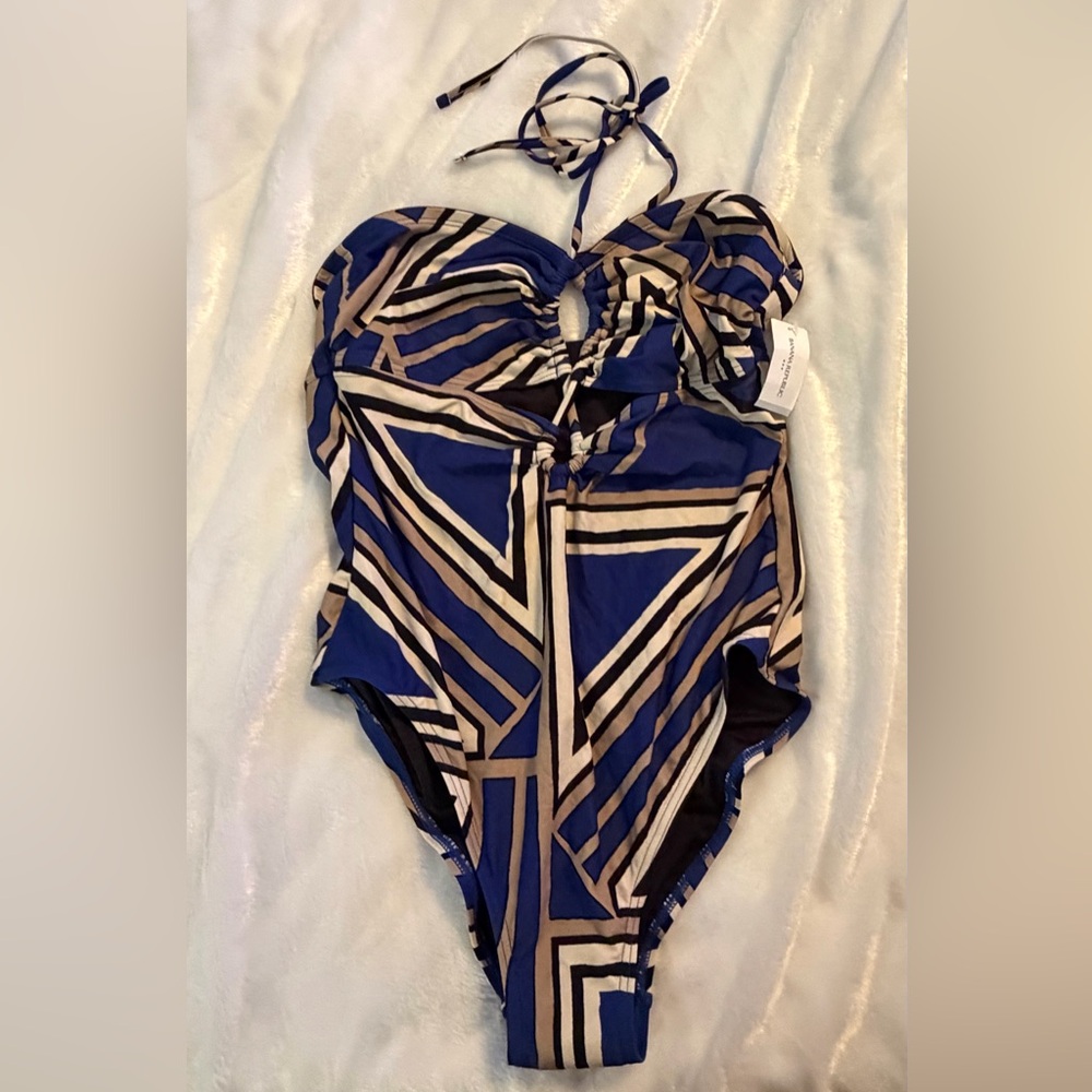 Banana Republic Stylish Blue and Black Swimwear - Picture 2 of 6